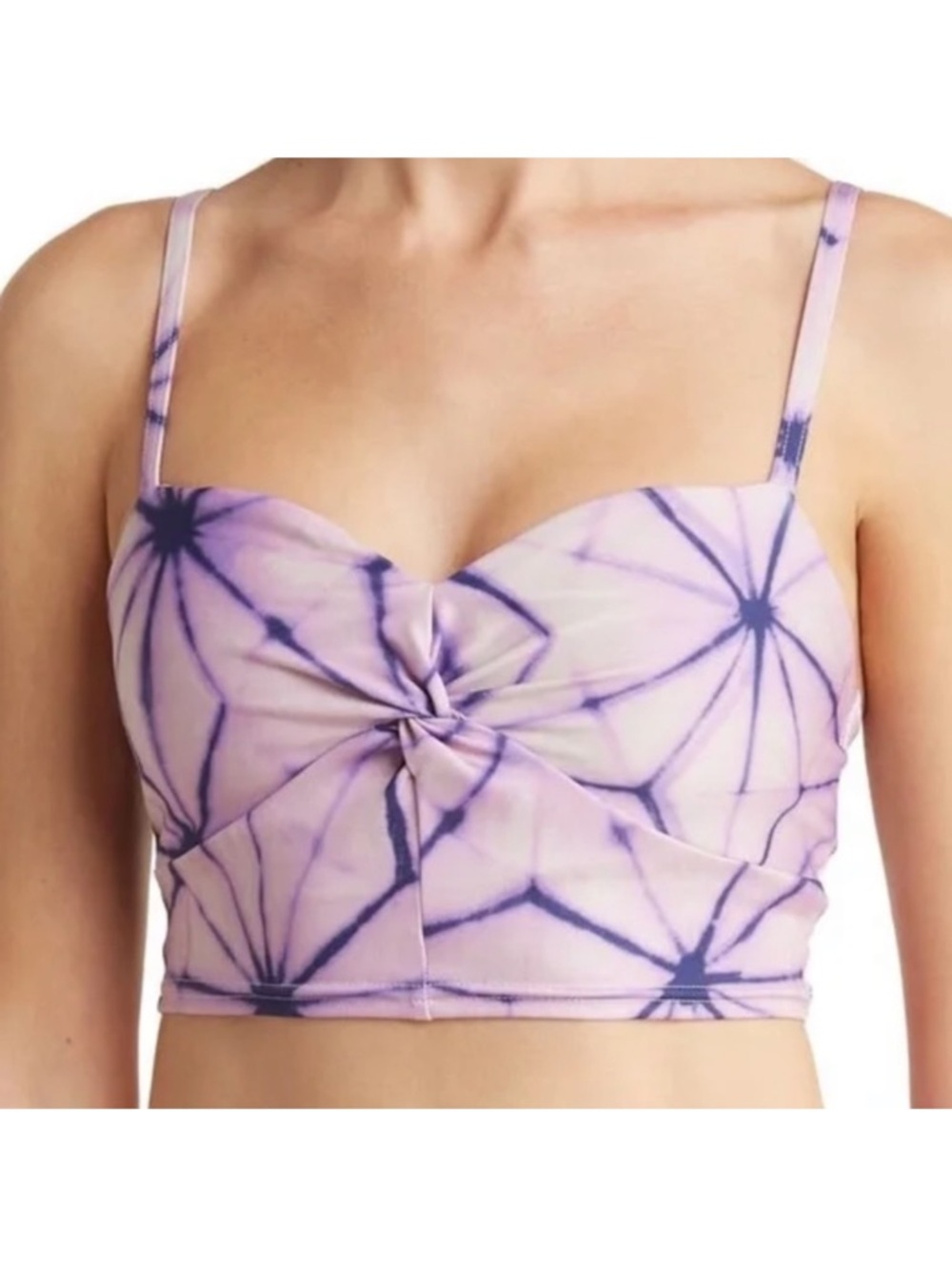 Free People Movement Double Take Cropped Cami Purple XL Y2K Athleisure